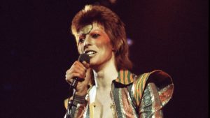 David Bowie durante il tour di Aladdin Sane, foto: Michael Putland/Getty images
