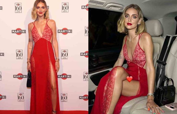 chiara ferragni accavalla le gambe